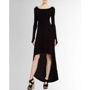 BCBG long sleeve high low dress